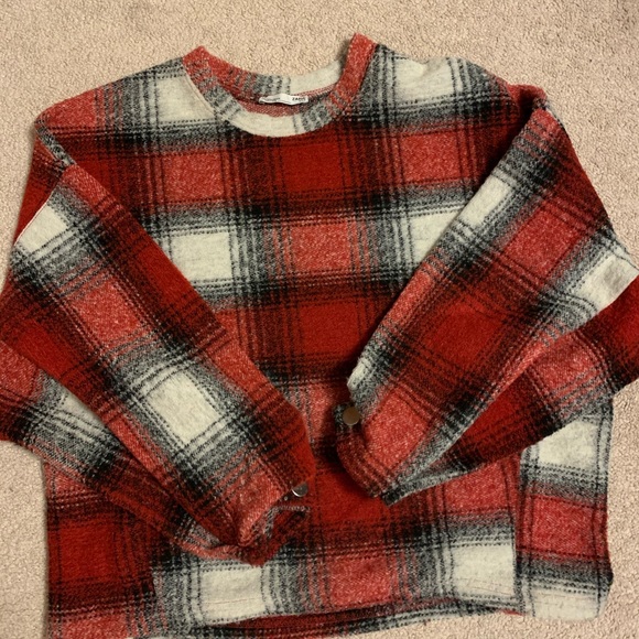 Zara plaid sweater - Picture 4 of 4